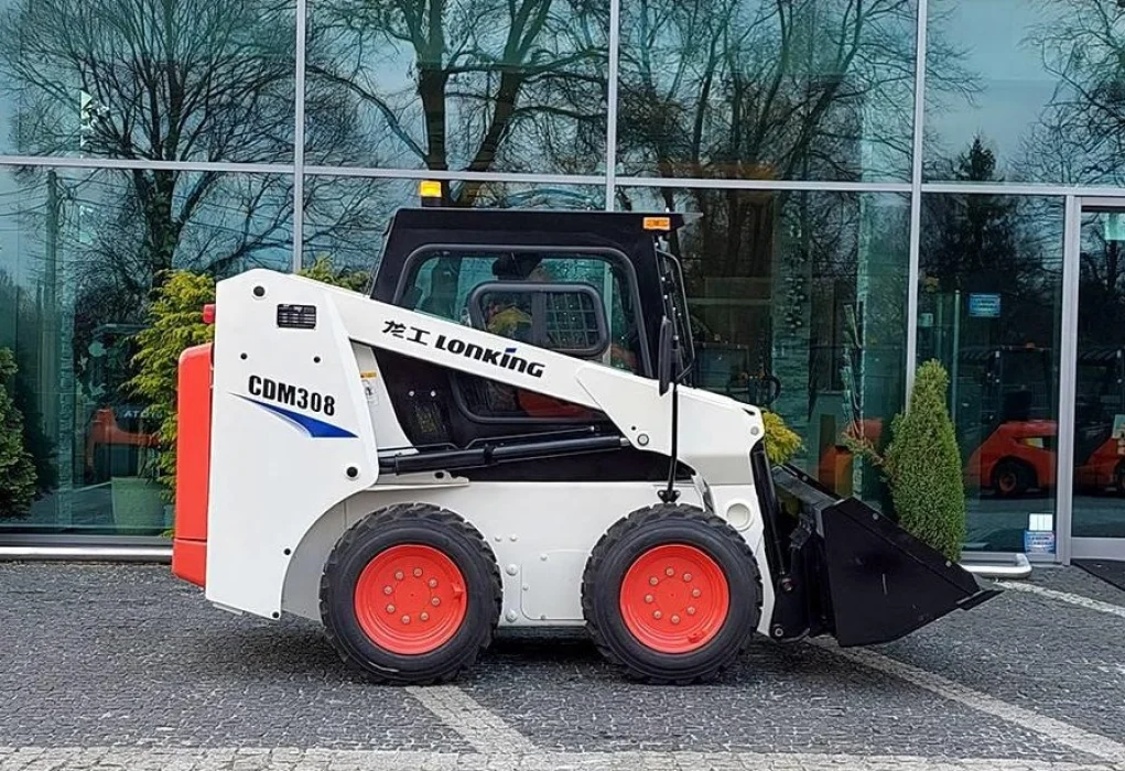 Lonking-860kg-Payload-Skid-Steer-Loader-Cdm308-with-Ku-Bota-Engine
